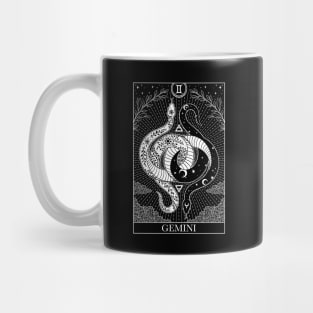 Zodiac sign tarot card Gemini Mug